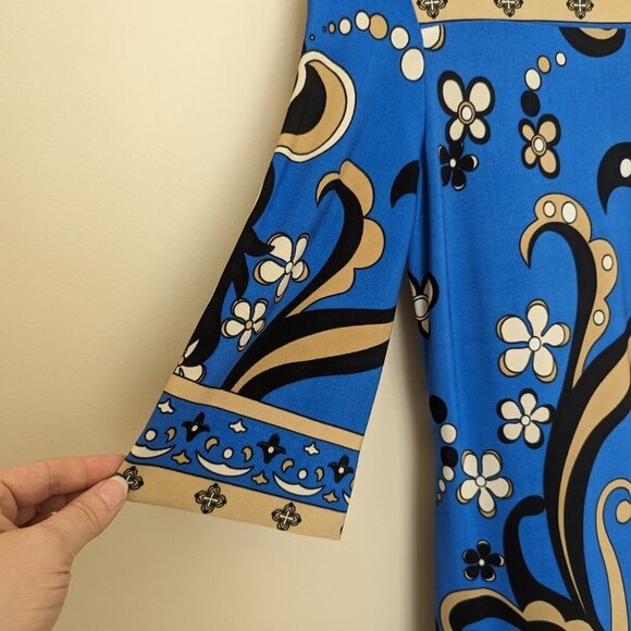 Intrigue Mod shift dress 1970s reproduction - Picture 3 of 10